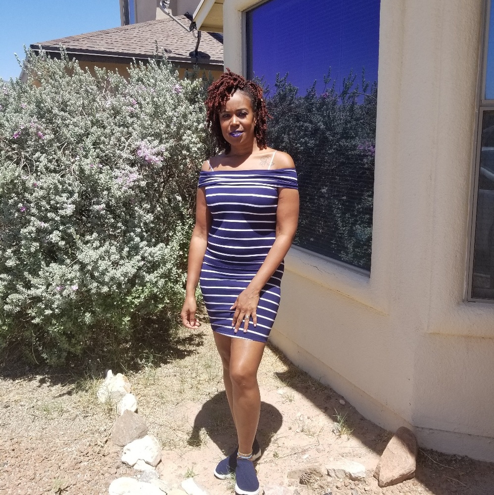 Stripe bodycon